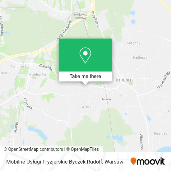 Карта Mobilne Usługi Fryzjerskie Byczek Rudolf