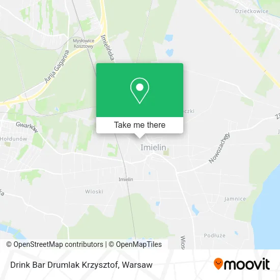 Карта Drink Bar Drumlak Krzysztof