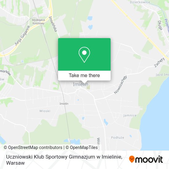 Uczniowski Klub Sportowy Gimnazjum w Imielinie map