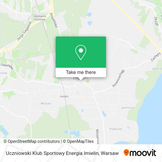 Uczniowski Klub Sportowy Energia Imielin map