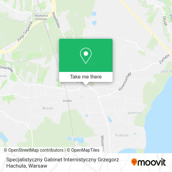 Specjalistyczny Gabinet Internistyczny Grzegorz Hachuła map