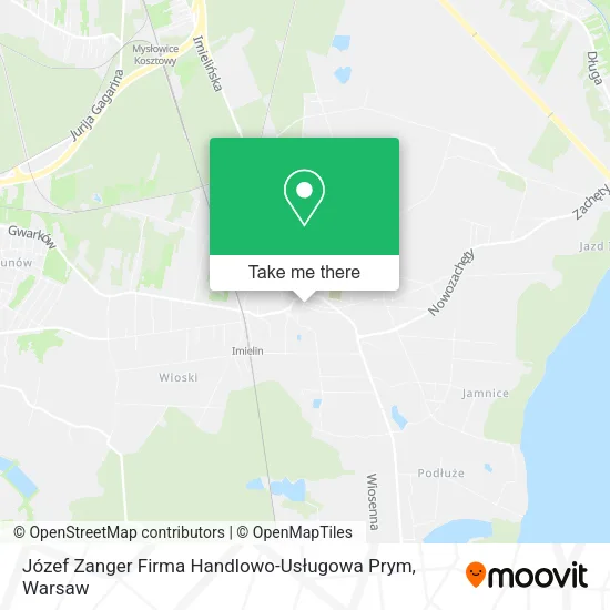 Józef Zanger Firma Handlowo-Usługowa Prym map