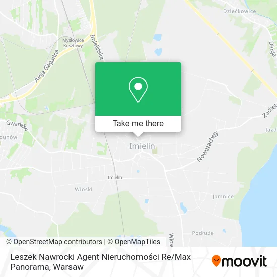 Карта Leszek Nawrocki Agent Nieruchomości Re / Max Panorama