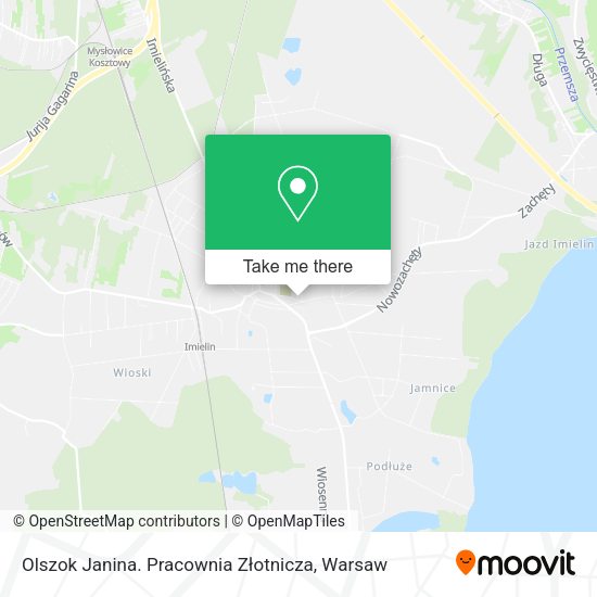 Olszok Janina. Pracownia Złotnicza map