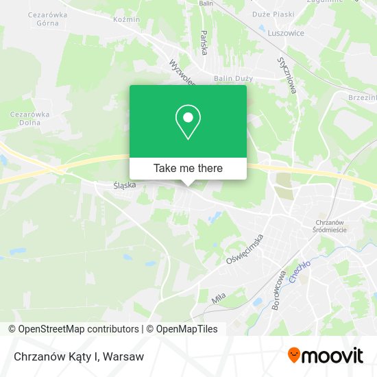 Chrzanów Kąty I map