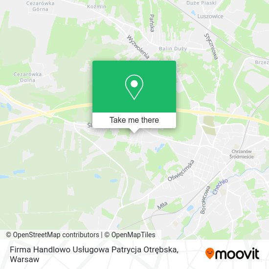 Firma Handlowo Usługowa Patrycja Otrębska map