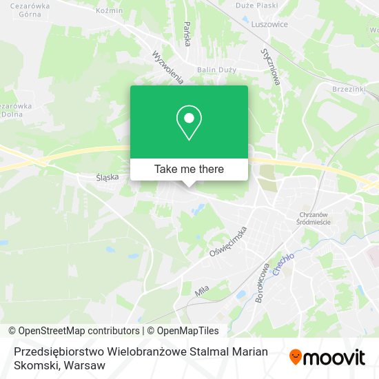 Przedsiębiorstwo Wielobranżowe Stalmal Marian Skomski map