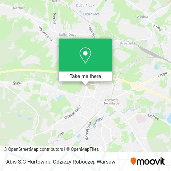 Abis S.C Hurtownia Odzieży Roboczej map