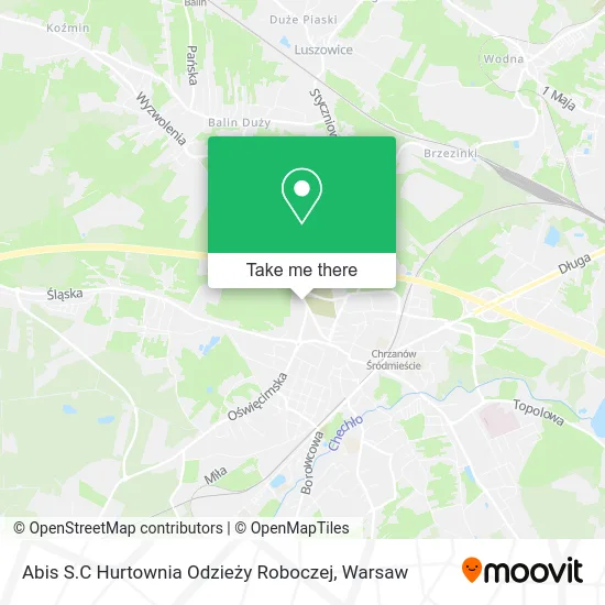 Abis S.C Hurtownia Odzieży Roboczej map