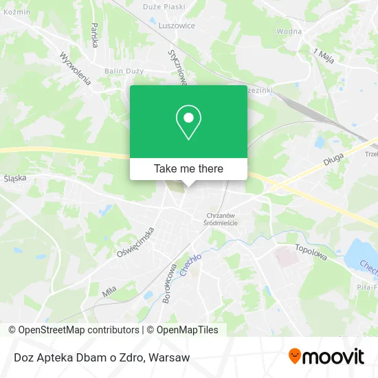 Карта Doz Apteka Dbam o Zdro