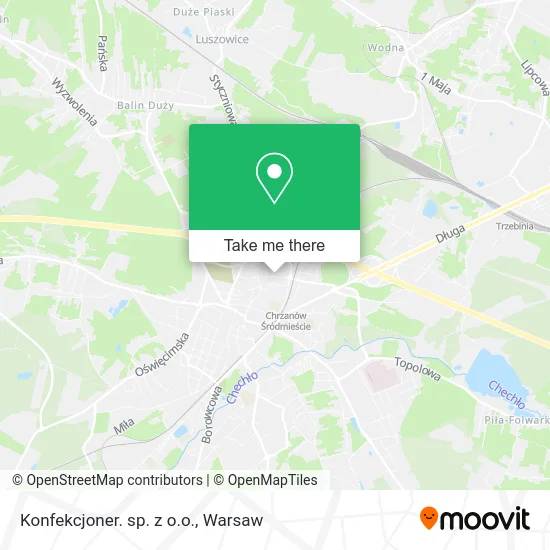 Карта Konfekcjoner. sp. z o.o.