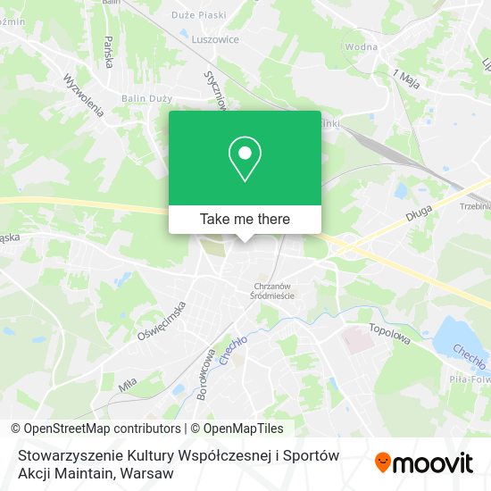 Stowarzyszenie Kultury Współczesnej i Sportów Akcji Maintain map