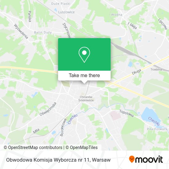 Карта Obwodowa Komisja Wyborcza nr 11