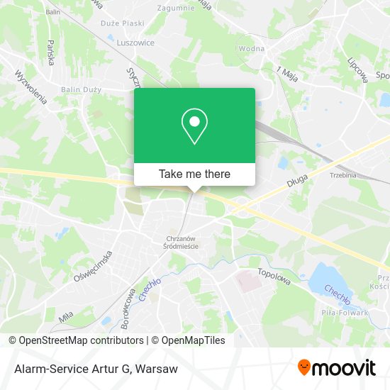 Alarm-Service Artur G map