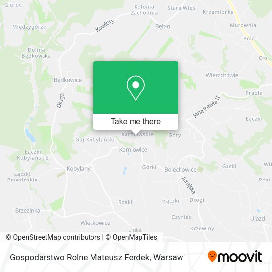 Gospodarstwo Rolne Mateusz Ferdek map