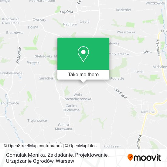 Gomulak Monika. Zakładanie, Projektowanie, Urządzanie Ogrodów map