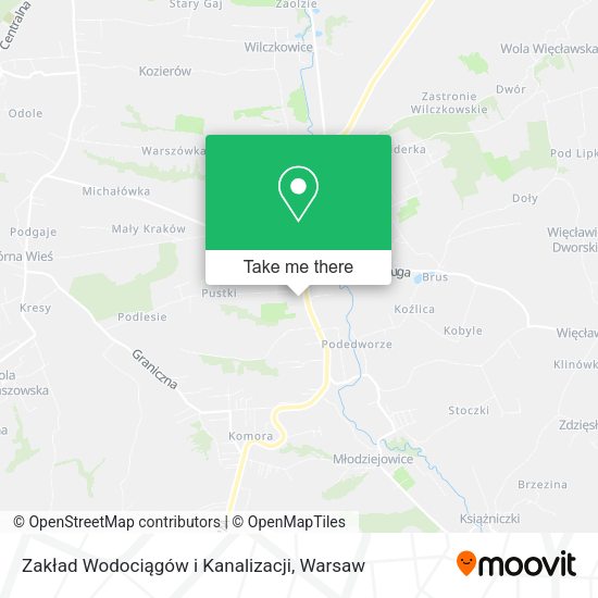 Zakład Wodociągów i Kanalizacji map