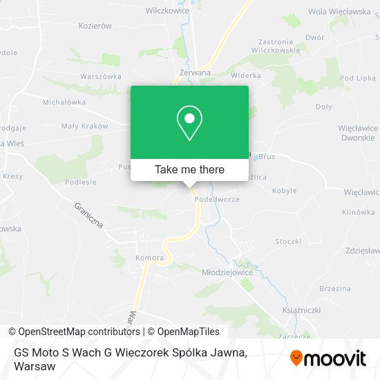 GS Moto S Wach G Wieczorek Spólka Jawna map