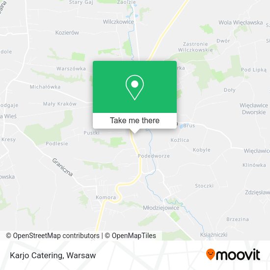 Karjo Catering map