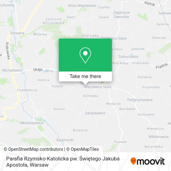 Parafia Rzymsko-Katolicka pw. Świętego Jakuba Apostoła map