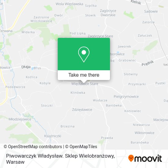 Piwowarczyk Władysław. Sklep Wielobranżowy map