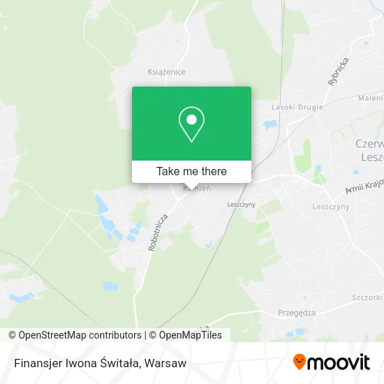 Finansjer Iwona Świtała map