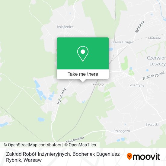 Zakład Robót Inżynieryjnych. Bochenek Eugeniusz Rybnik map