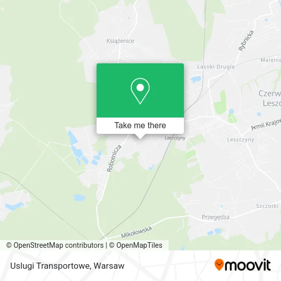 Карта Uslugi Transportowe