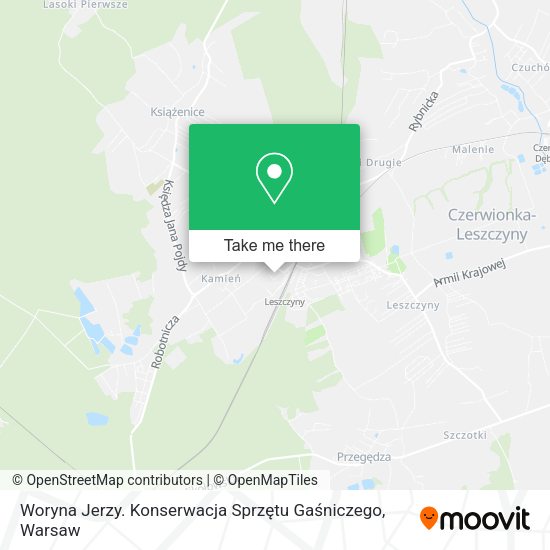 Woryna Jerzy. Konserwacja Sprzętu Gaśniczego map