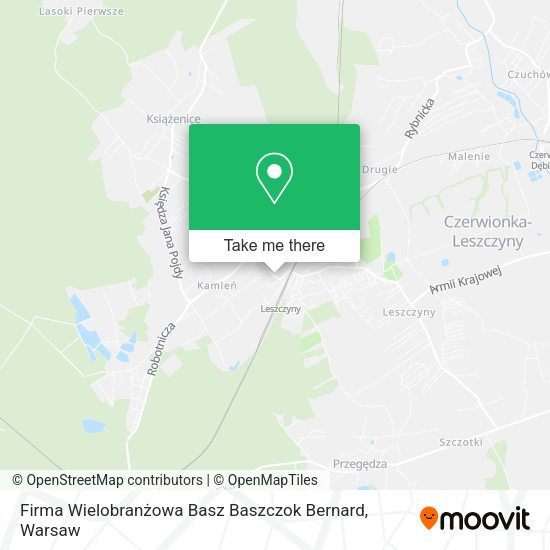 Firma Wielobranżowa Basz Baszczok Bernard map