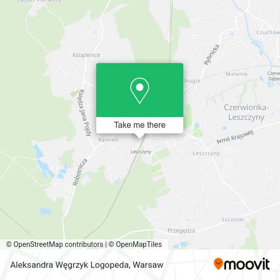 Aleksandra Węgrzyk Logopeda map