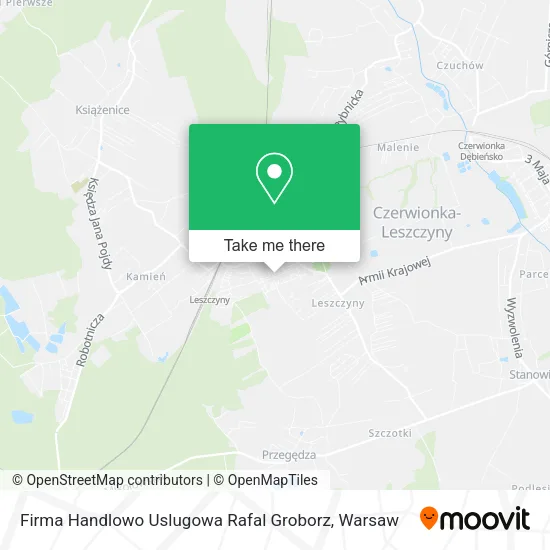 Карта Firma Handlowo Uslugowa Rafal Groborz