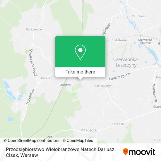 Przedsiębiorstwo Wielobranżowe Natech Dariusz Cisak map