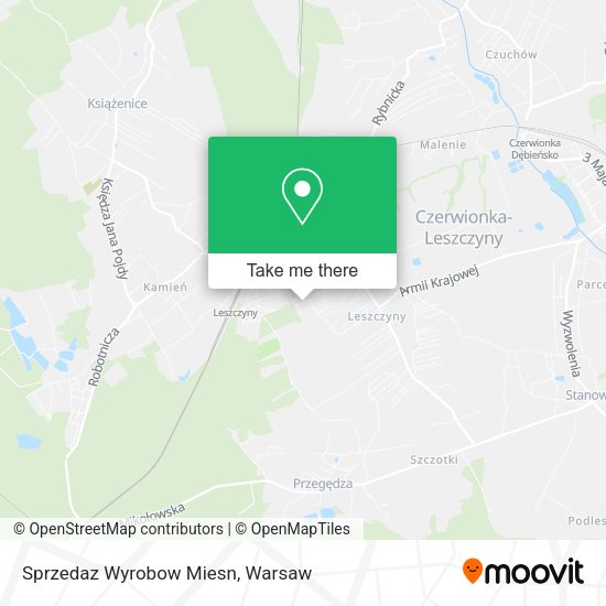 Sprzedaz Wyrobow Miesn map