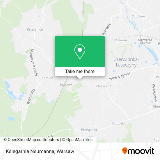 Księgarnia Neumanna map