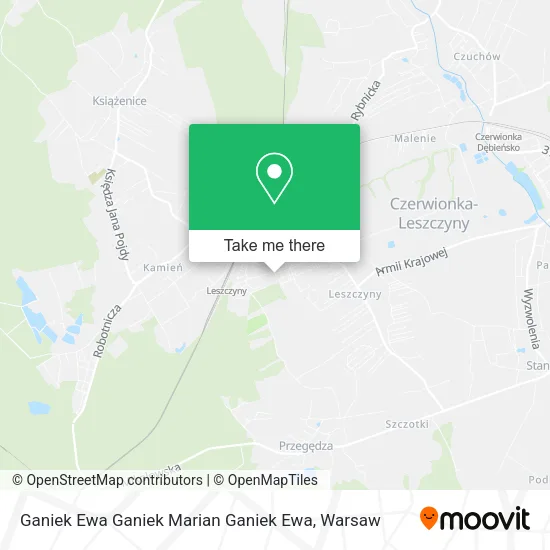 Ganiek Ewa Ganiek Marian Ganiek Ewa map
