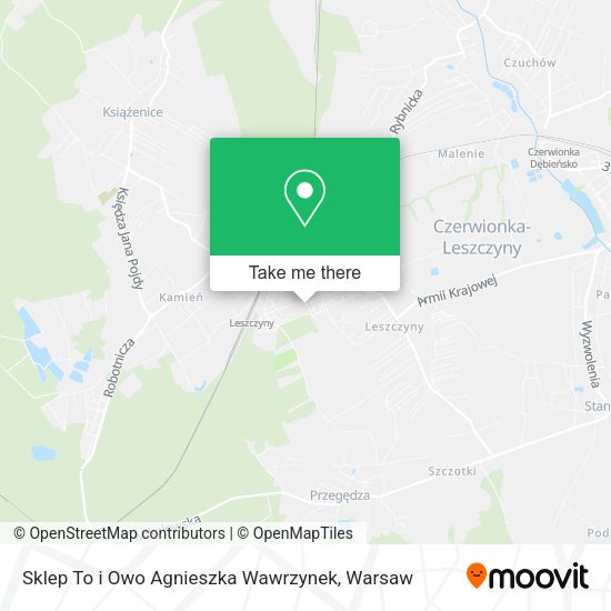 Sklep To i Owo Agnieszka Wawrzynek map