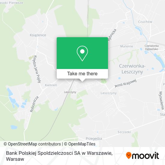 Bank Polskiej Spoldzielczosci SA w Warszawie map