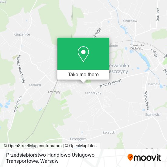 Przedsiebiorstwo Handlowo Uslugowo Transportowe map