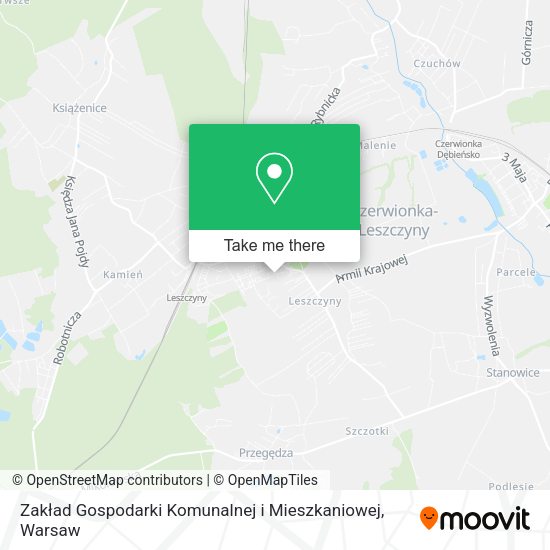 Zakład Gospodarki Komunalnej i Mieszkaniowej map