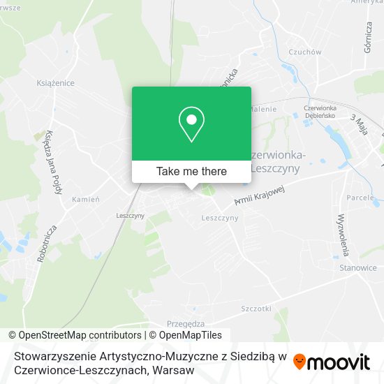 Stowarzyszenie Artystyczno-Muzyczne z Siedzibą w Czerwionce-Leszczynach map