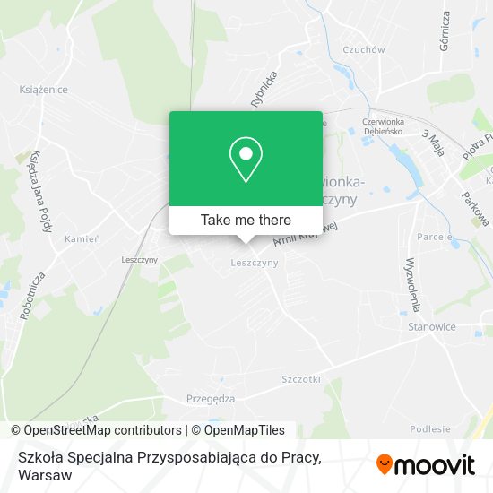 Szkoła Specjalna Przysposabiająca do Pracy map