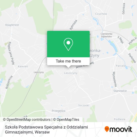 Szkoła Podstawowa Specjalna z Oddziałami Gimnazjalnymi map