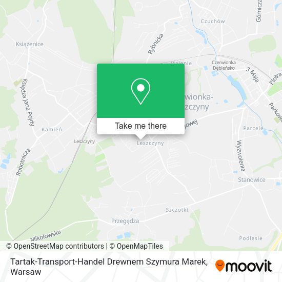 Tartak-Transport-Handel Drewnem Szymura Marek map