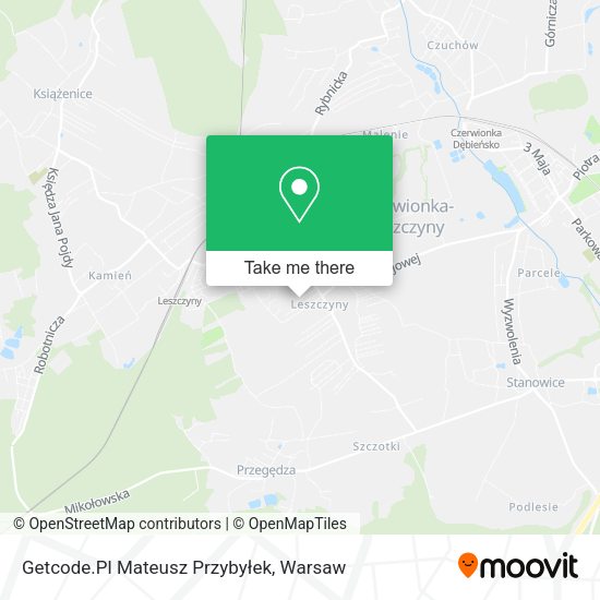 Getcode.Pl Mateusz Przybyłek map