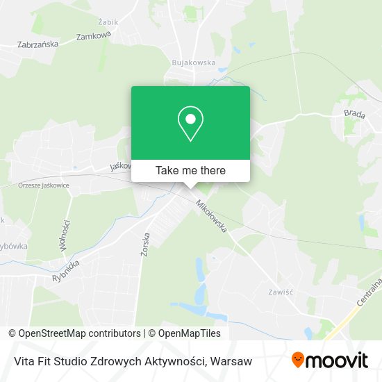 Vita Fit Studio Zdrowych Aktywności map