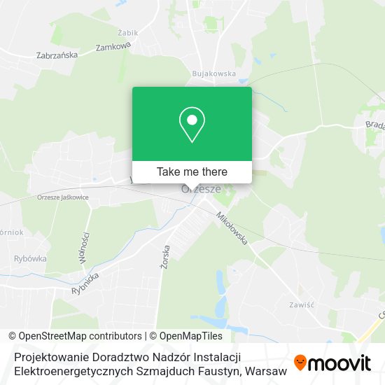 Projektowanie Doradztwo Nadzór Instalacji Elektroenergetycznych Szmajduch Faustyn map