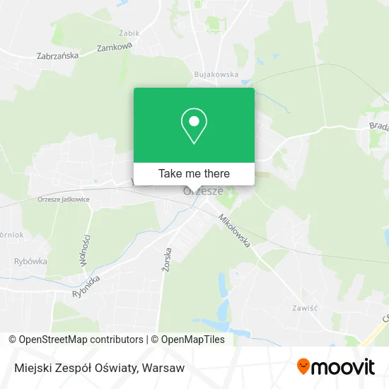 Карта Miejski Zespół Oświaty