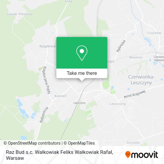 Raz Bud s.c. Walkowiak Feliks Walkowiak Rafał map