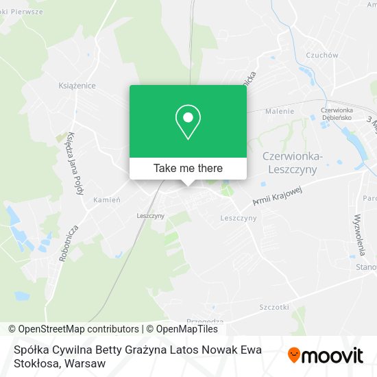 Spółka Cywilna Betty Grażyna Latos Nowak Ewa Stokłosa map